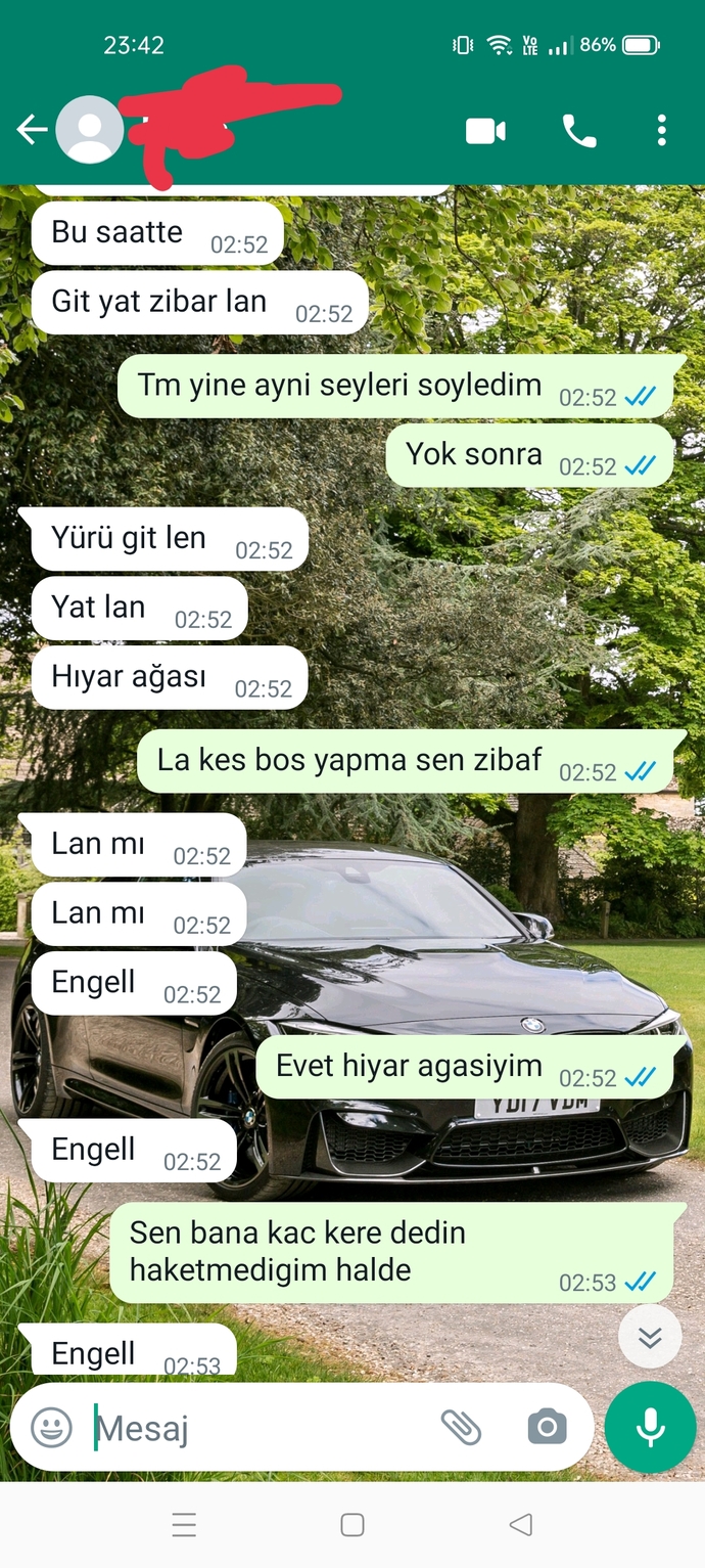 5-6 aylık sanaldan kız arkadaşım böyle konuşup engelledi. Buna nasıl karşılık vermeliyim?
