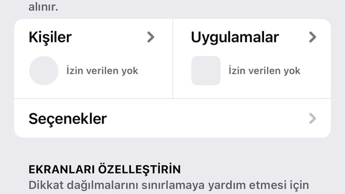 iPhone 13 rahatsız etme açıkken telefon çalıyor, neden?