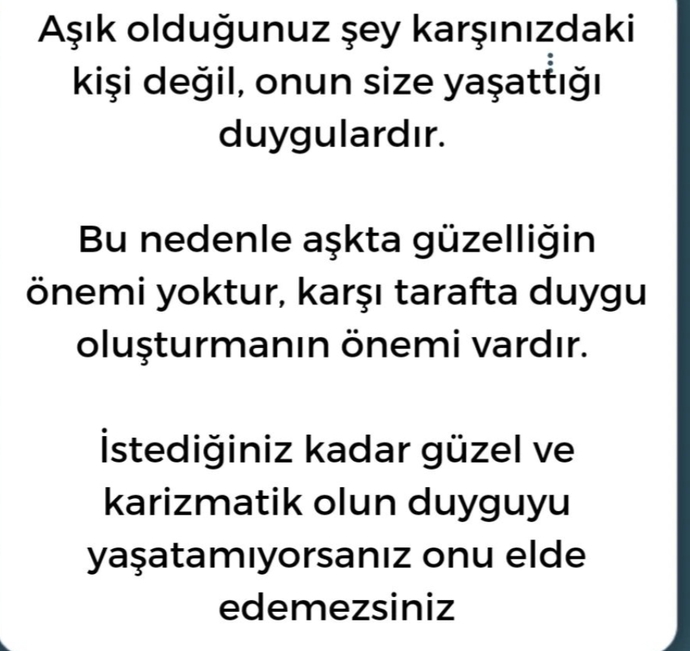 Size yaşatılan duygulara aşık olabilir misiniz?
