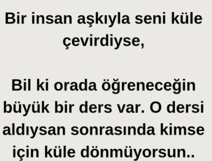 Bu zamana kadar ki ilişkilerinizde ne gibi dersler çıkardınız?