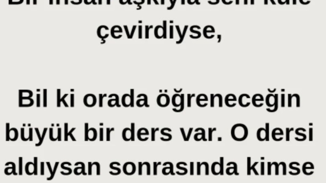 Bu zamana kadar ki ilişkilerinizde ne gibi dersler çıkardınız?