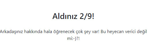 Beni ne kadar tanıyorsunuz?