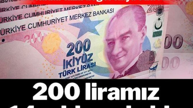 200 TL nin değeri 100 TL ile eş değer oldu, ne düşünüyorsun?