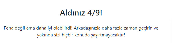 Beni ne kadar tanıyorsunuz test edelim mi?