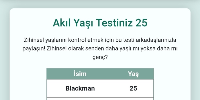 25 imiş 😂
