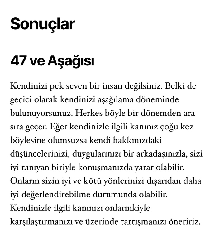 Kendini tanıma testi yapıyor musunuz?