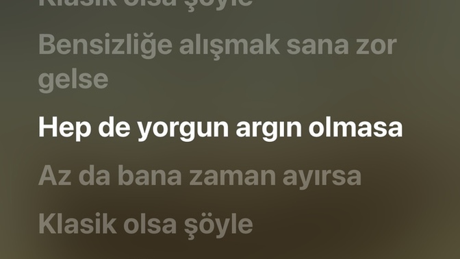 Bir insan hep yorgun argın olur mu?