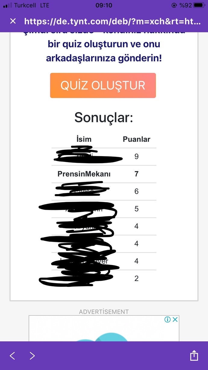 Sizi iyi tanıyan biri / birileri var mı? 