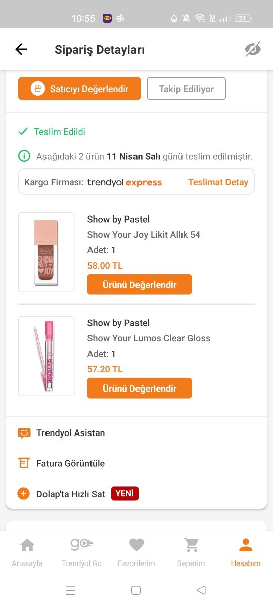Trendyoldan en son ne sipariş verdiniz?