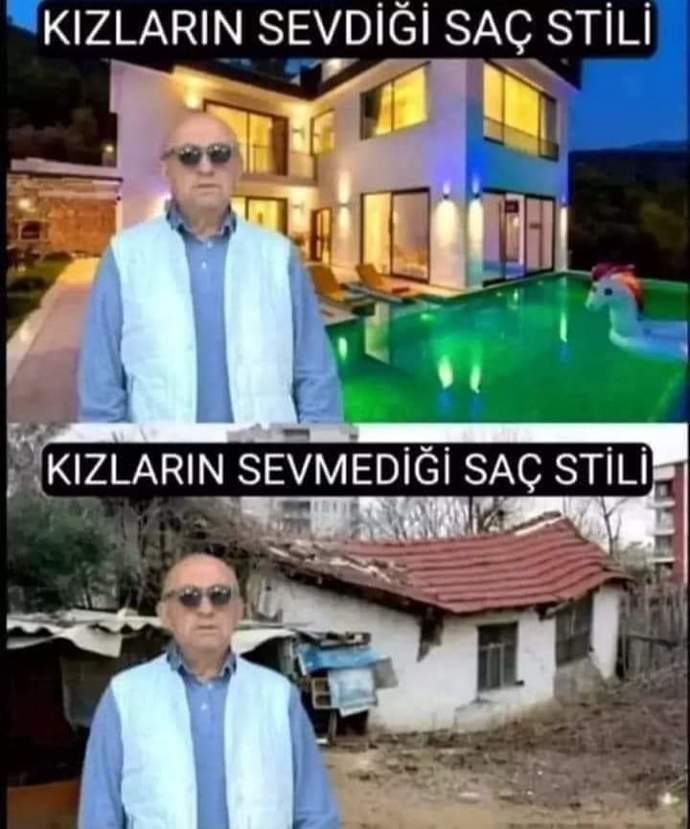 Saça bak maşallah :))