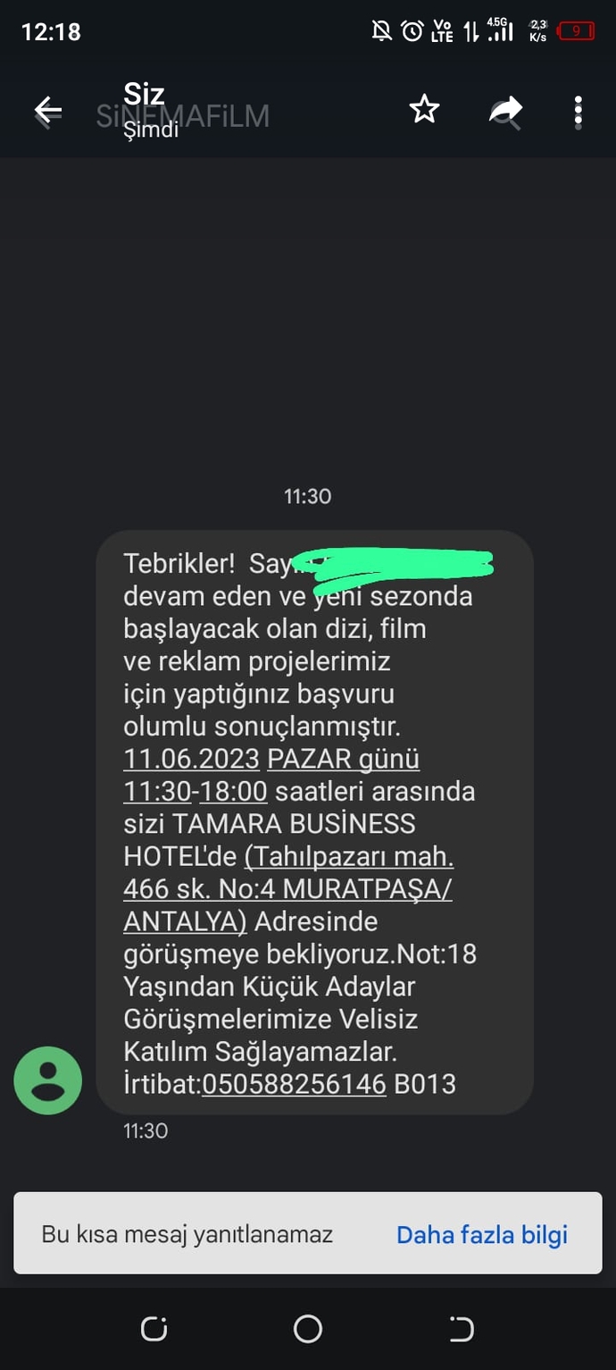Bu ajanstn mesaj geldi doğru mu acaba?