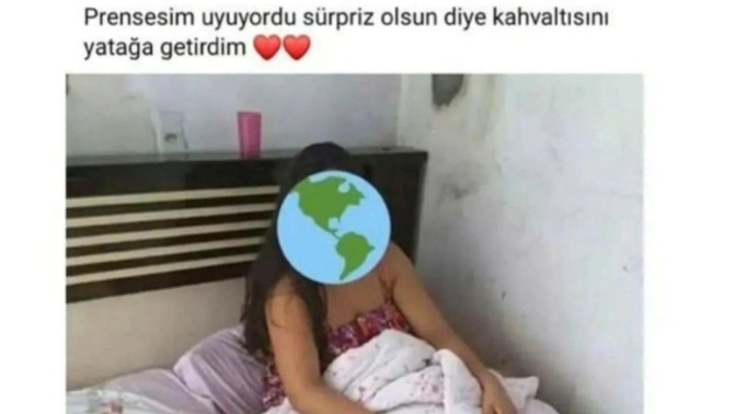 Sevgilim bana sürpriz yapmış sizce güzel mi 😀?