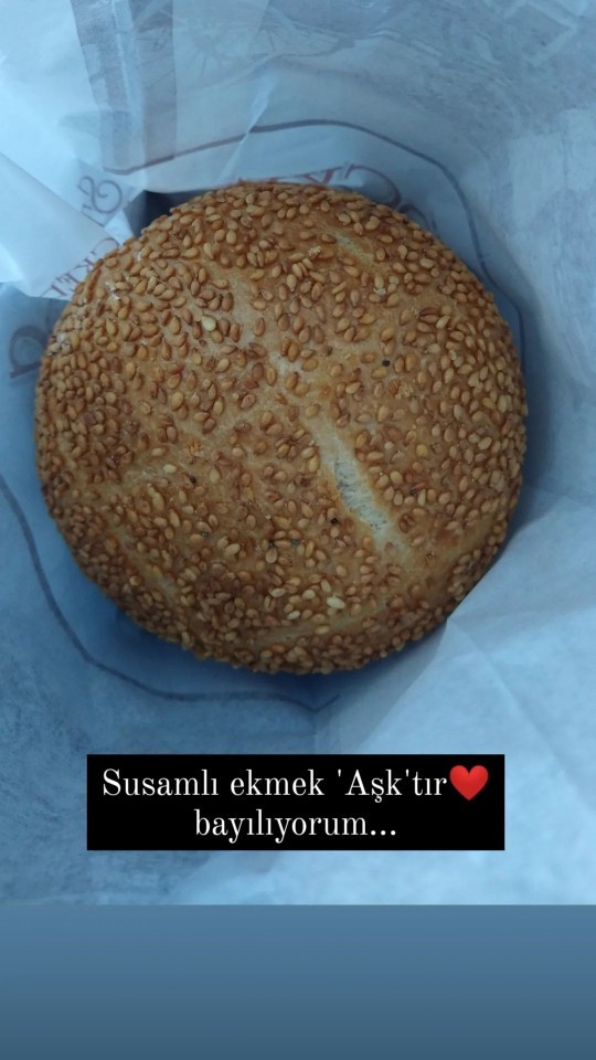 Size susamlı ekmek yapsam yer miydiniz?