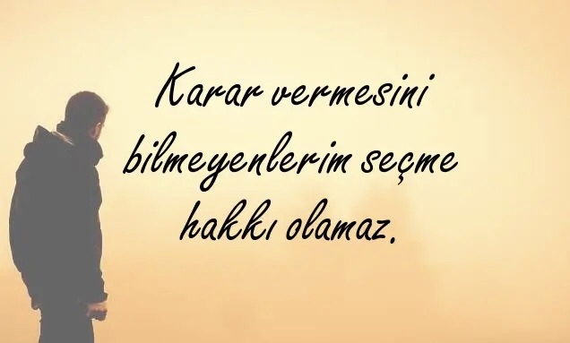 Kendi fikirlerin mi önemli, size sunulan fikirler mi önemli?
