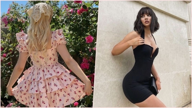 Tatlı elbiseler mi, kadınsı elbiseler mi?