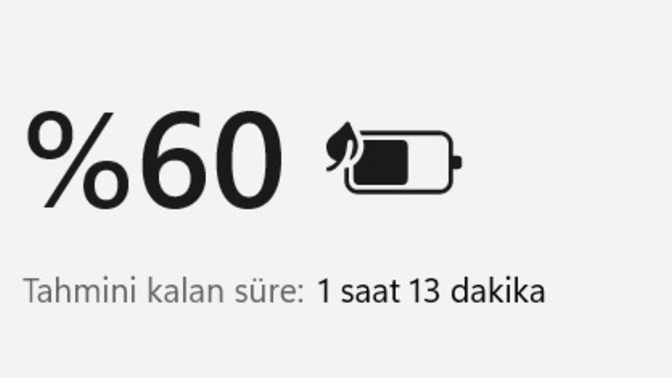 5 aylık asus bilgisayarımın pil bitme hızı böyle. Normal mi?