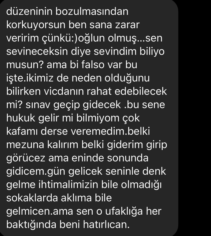 Eşime öğrencisinden gelen mesaj kafamı kurcalıyor, ne demek bu?