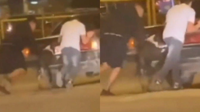 Kayseri'de bir köpeğin arabayı ittirmeye yardım ettiği görünmüş. Köpeği nasıl ikna etmişlerdir :D?