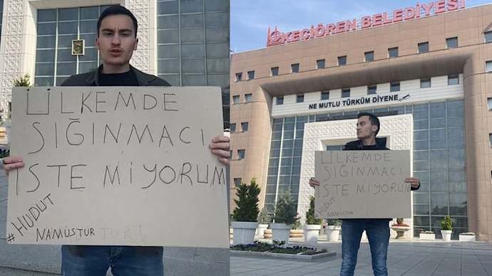 Ülkemde sığınmacı istemiyorum pankartı genç gözaltına alındı. 600 lira para cezası ödedi. Ne düşünüyorsunuz?