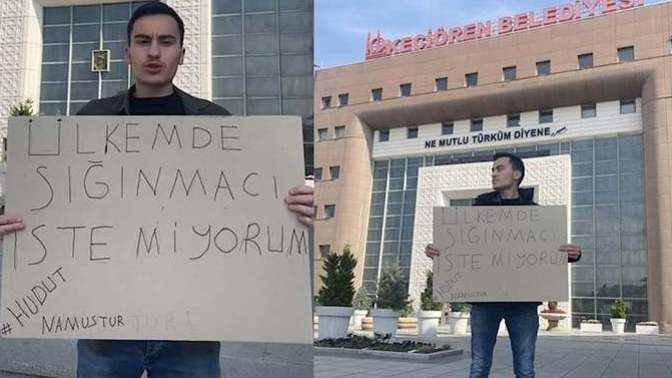 Ülkemde sığınmacı istemiyorum pankartı genç gözaltına alındı. 600 lira para cezası ödedi. Ne düşünüyorsunuz?
