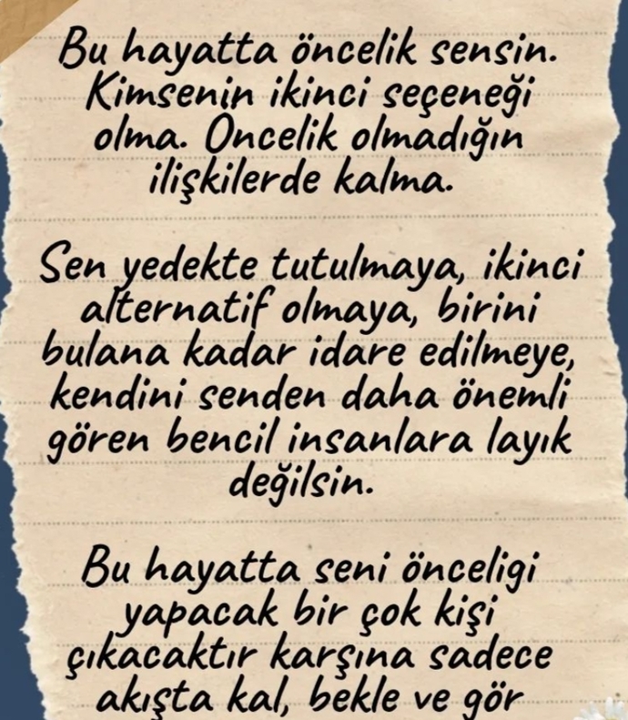 Sevdin mi tam seven güzel yüreklere bir mesaj verecek olsaydınız bu ne olurdu?