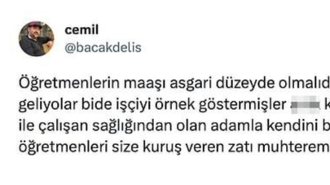 Öğretmen maaşları hakkında ne düşünüyorsunuz?