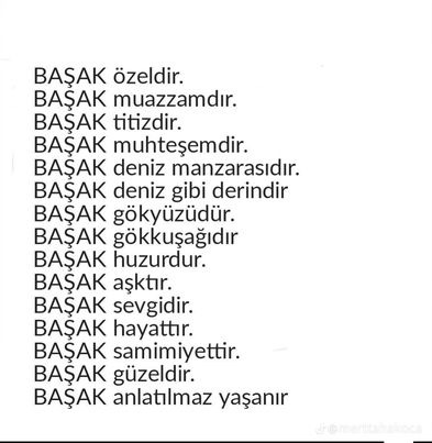Sana neden aşık olmalılar?