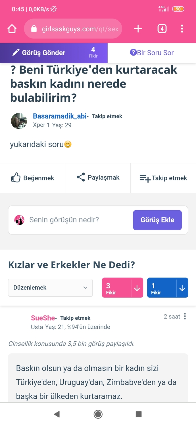 Girl ask guys platformunu da Türkler basmış 😂kaçış yok mu bunlardan?