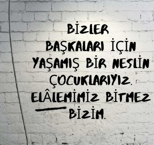 Elalem ne der kaygısı taşır mısın?