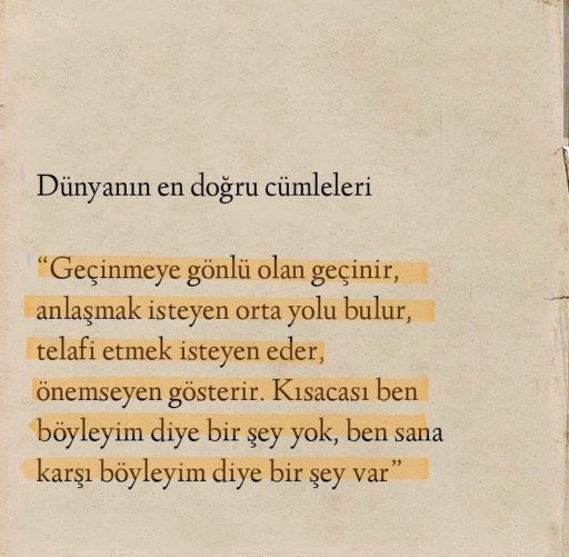 Size göre dünyanın en doğru cümlesi nedir?