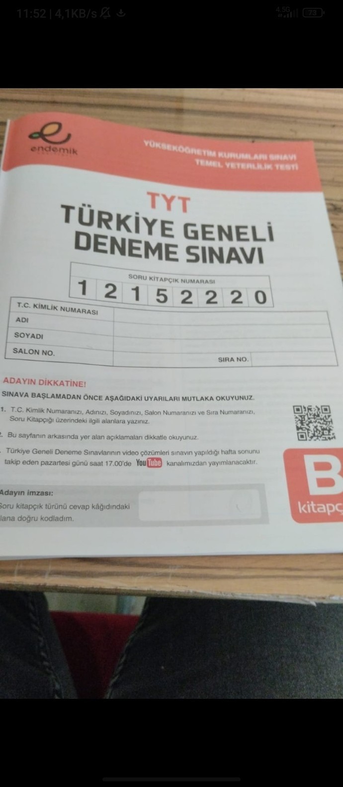 Cevap anahtarını bulur musun?