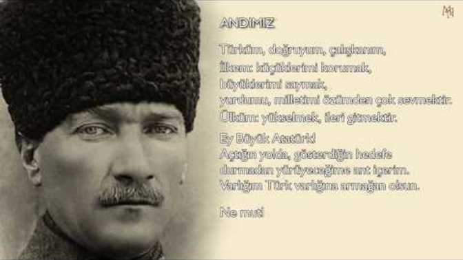 Andımızı okuduğumuz günleri özlediniz mi?