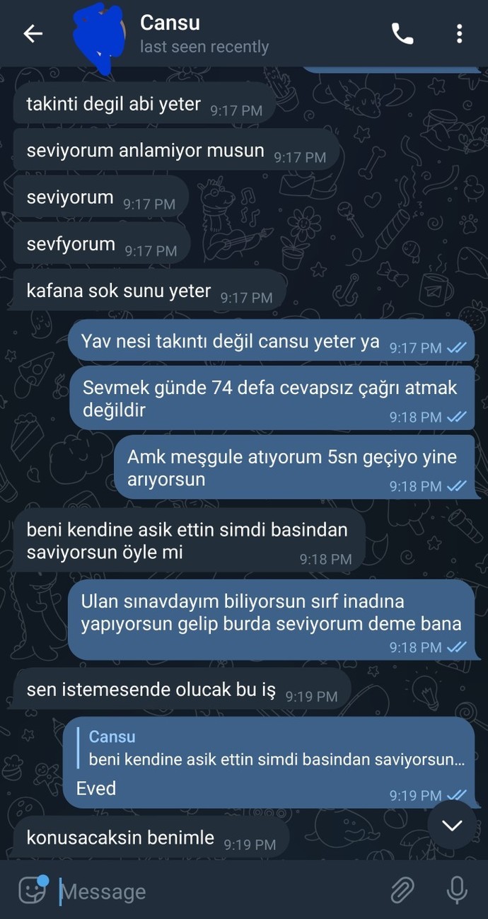 Konuştuğum kız bana tehditler savuruyor, nasıl kurtulabilirim?