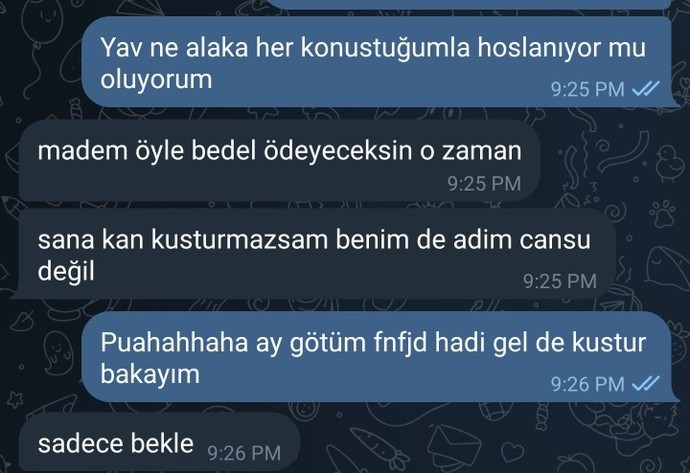 Konuştuğum kız bana tehditler savuruyor, nasıl kurtulabilirim?