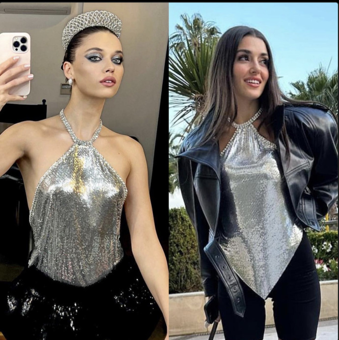 Tarafını seç! Hangisine daha çok yakışmış, Afra Saraçoğlu mu Hande Erçel mi?
