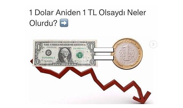 Sabah uyandığınızda doların 1 lira olduğunu görseniz ne yapardınız?
