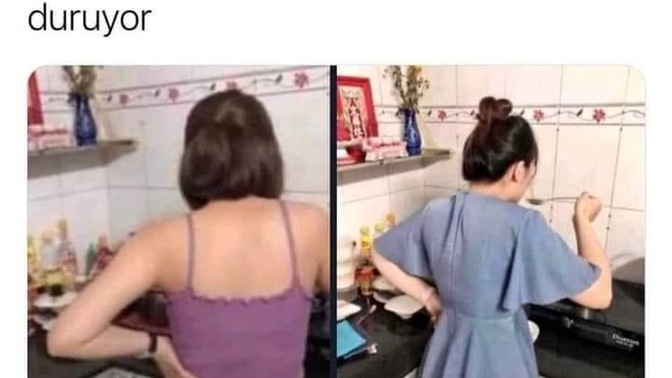 Türk kızları yemek yaparken eller neden belde?