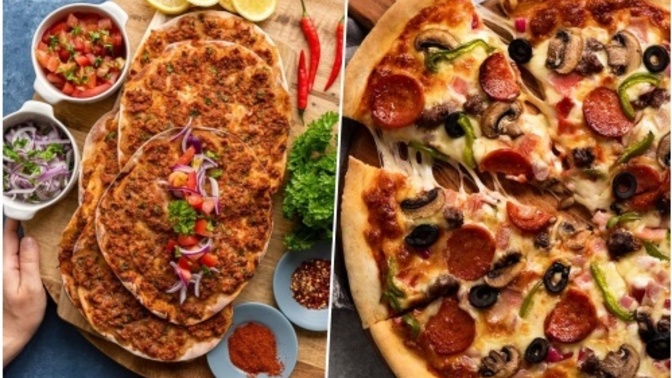 Sizce lahmacun mu, pizza mı?