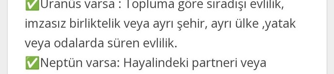 7. evimde Uranüs var ve topluma göre sıra dışı ı evlilik diyor ne demek?
