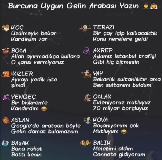 Burcuna uygun gelin arabası arka yazısı nedir sence?