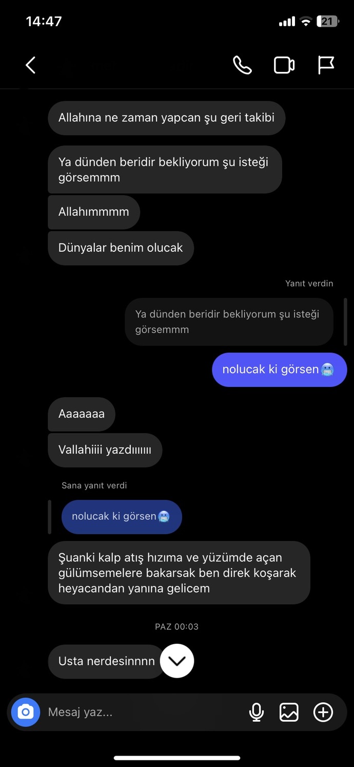 Bu bana saplantılı biri mi engellesem kurtulabilir miyim?