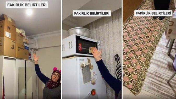 Biten şampuan kutusuna su dolduruyorum, senin fakirlik gösteren belirtilerin neler?