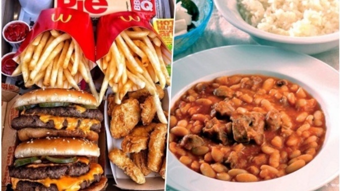 Akşam yemeği için fast food mu daha iyi gider, ev yemeği mi?