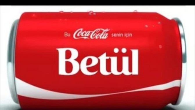 Hiç coca cola adınıza özel içecek üretsin ister miydiniz?