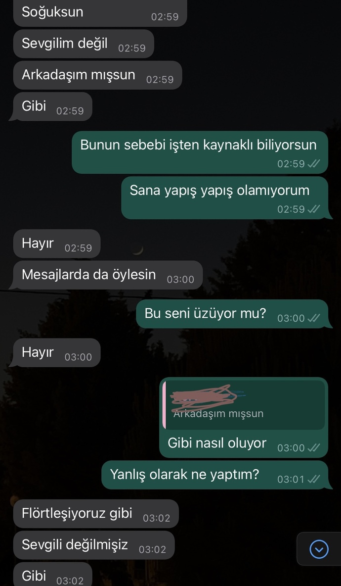 Soğuksun diyen bir erkeğe ne demeli?
