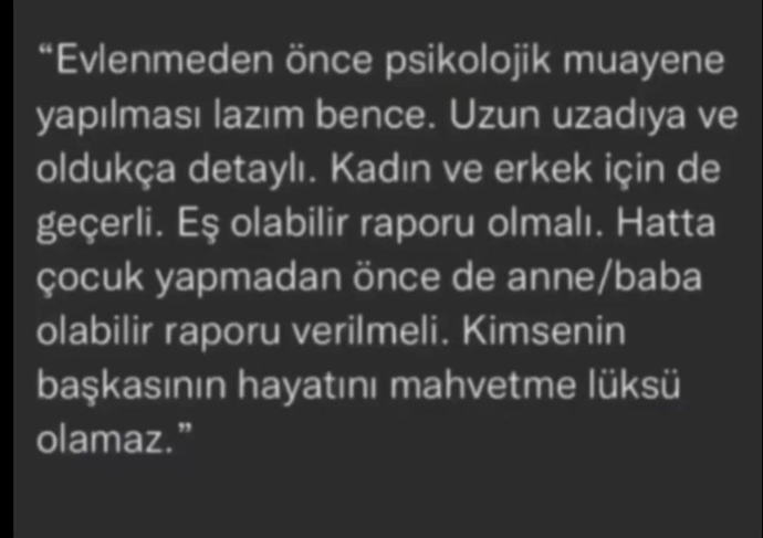 Bir ilişkiye başlamadan önce psikolojik muayene şart olmalı mı?
