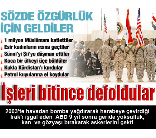 ABDnin her ülkeye demokrasi götüreceğiz diye girip sadece savaş götürmesi hakkında ne düşünüyorsunuz?