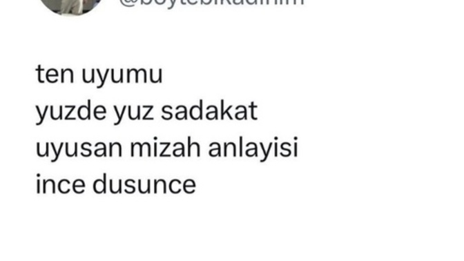İlişkilerde belli değişmeyen kriterleriniz var mıdır?