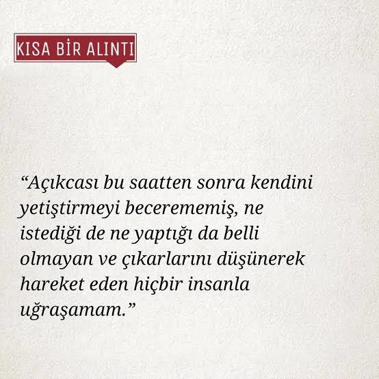 Bu saatten sonra bunu yapmayacağım dediğiniz neler var?