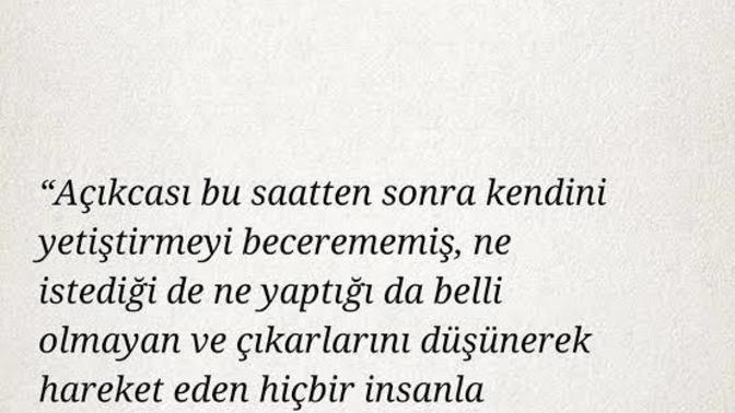 Bu saatten sonra bunu yapmayacağım dediğiniz neler var?
